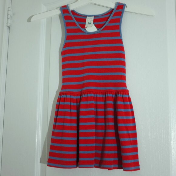 Moniteur girls tennis dress knit striped 4T Made in France - Picture 1 of 4